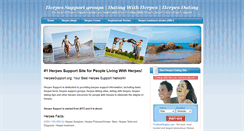 Desktop Screenshot of herpessupport.org
